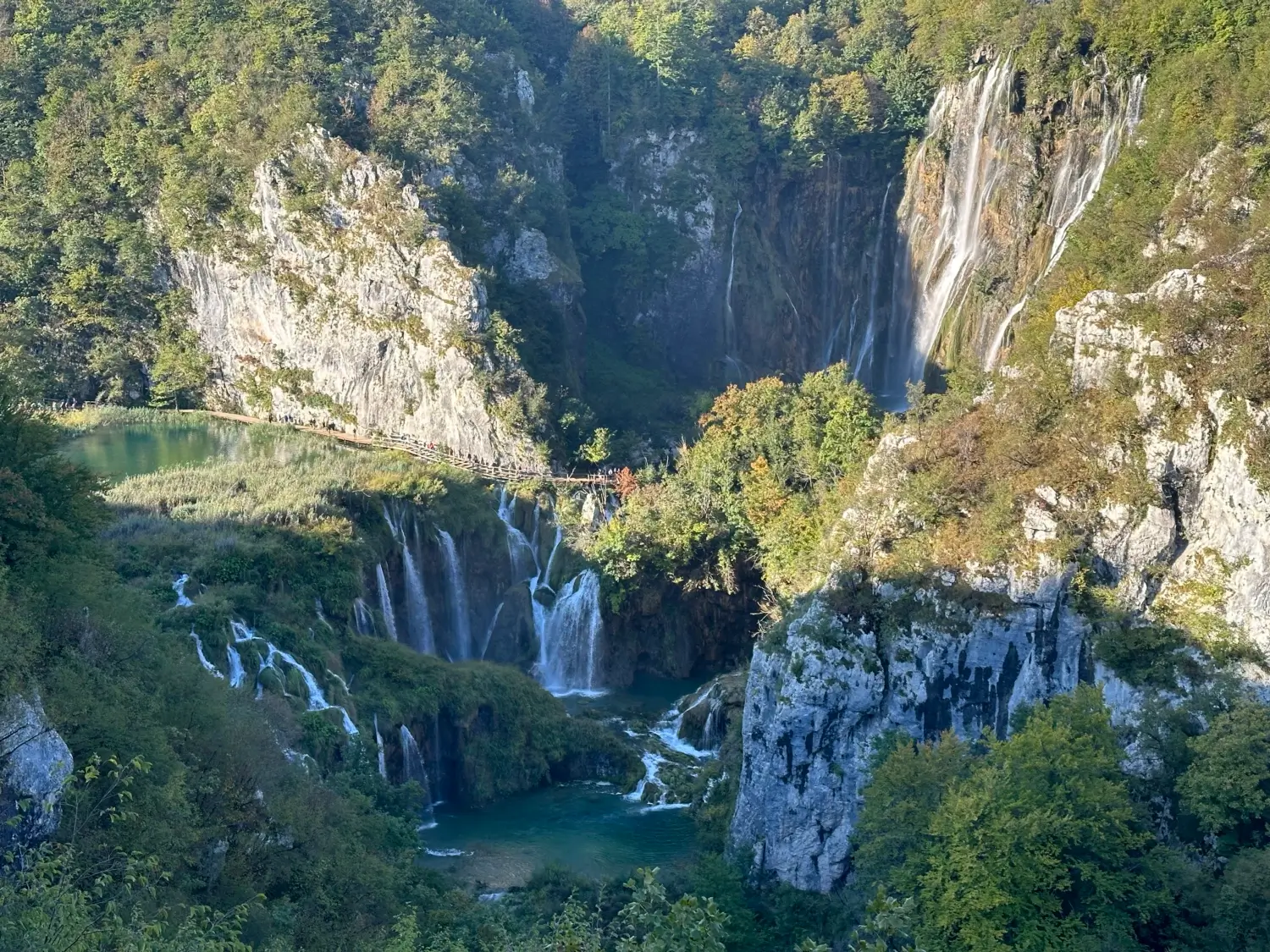 Die Plitvicer Seen in Kroatien