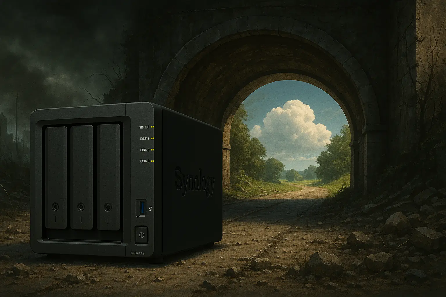 Der Tunnel zur Cloud - Erstellt von ChatGPT