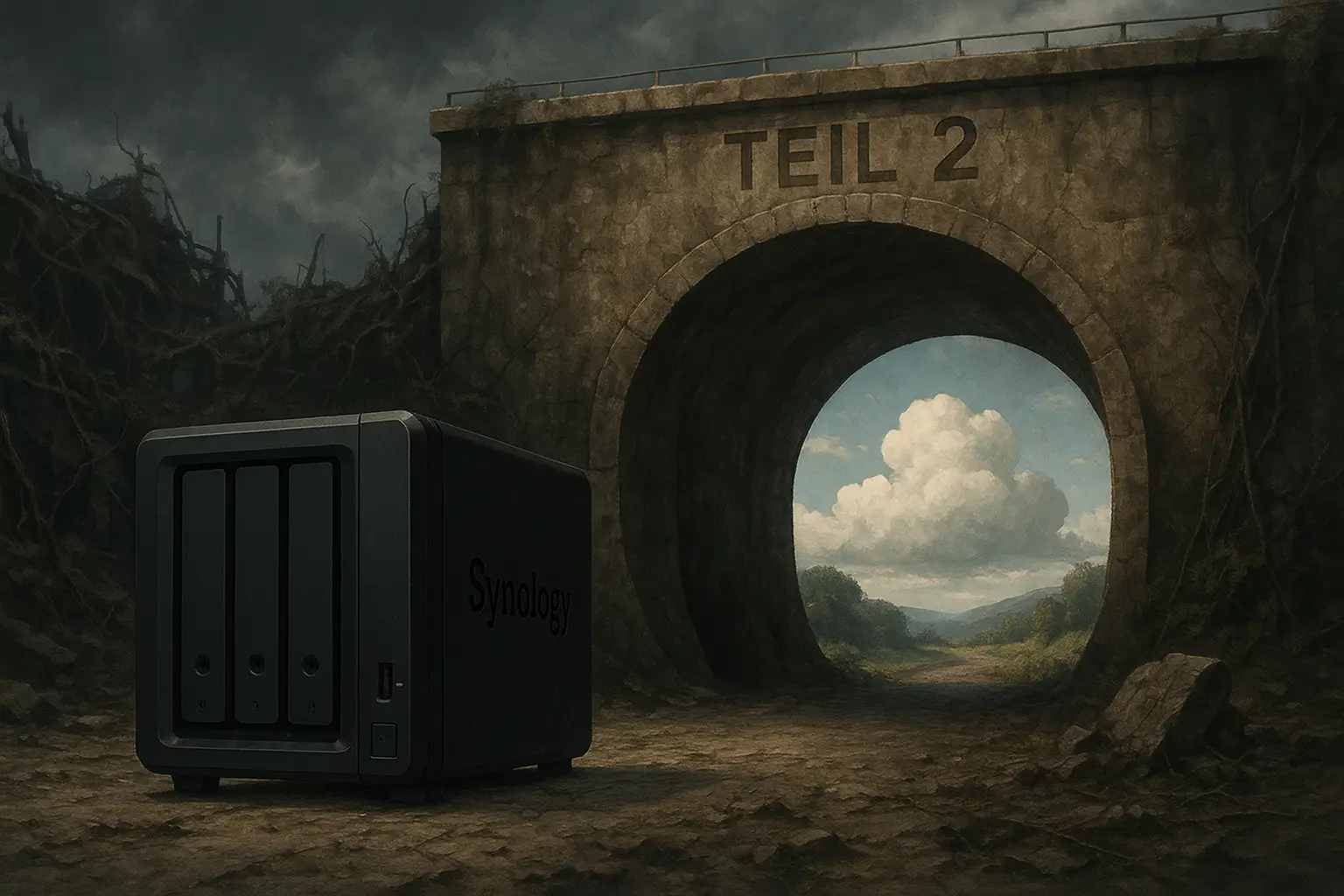 Der Tunnel zur Cloud - Erstellt von ChatGPT