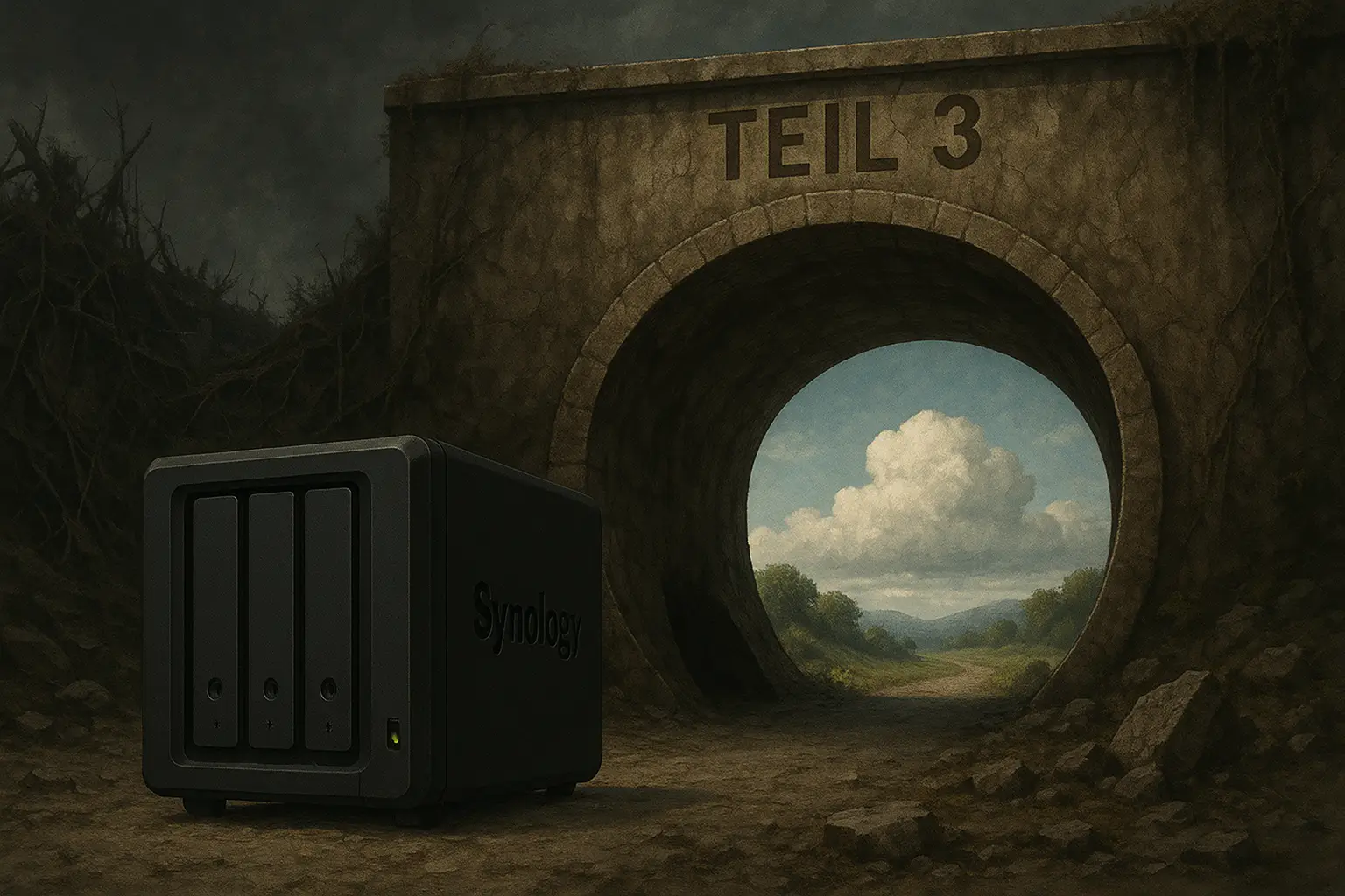 Der Tunnel zur Cloud - Erstellt von ChatGPT